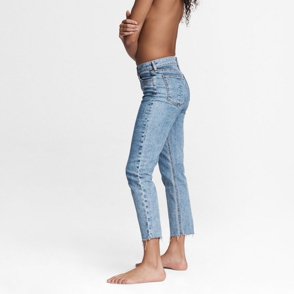 Rag & Bone Nina High Rise Ankle Cropped Jeans Size 26 - Picture 9 of 12